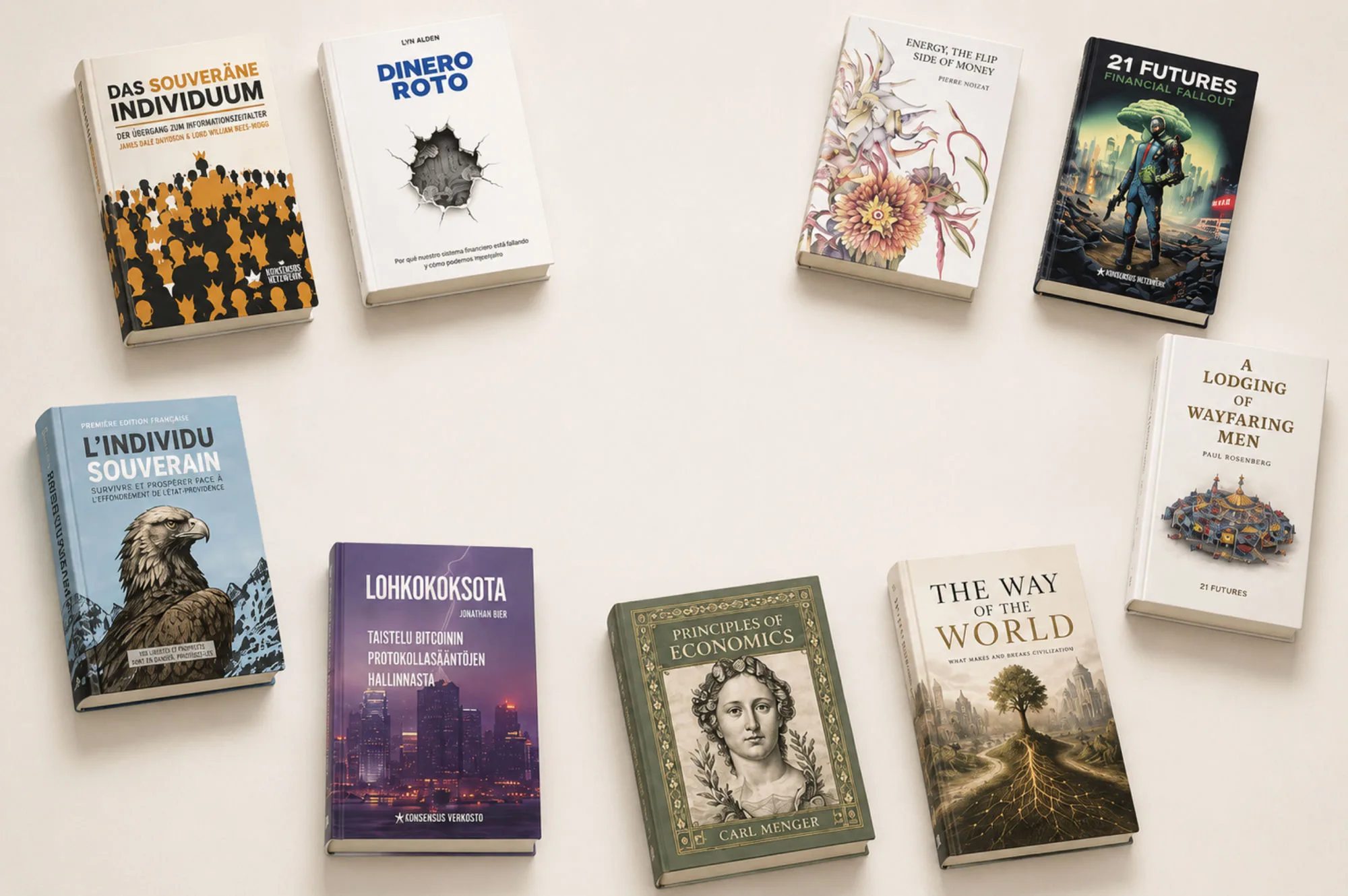 A selection of Konsensus books