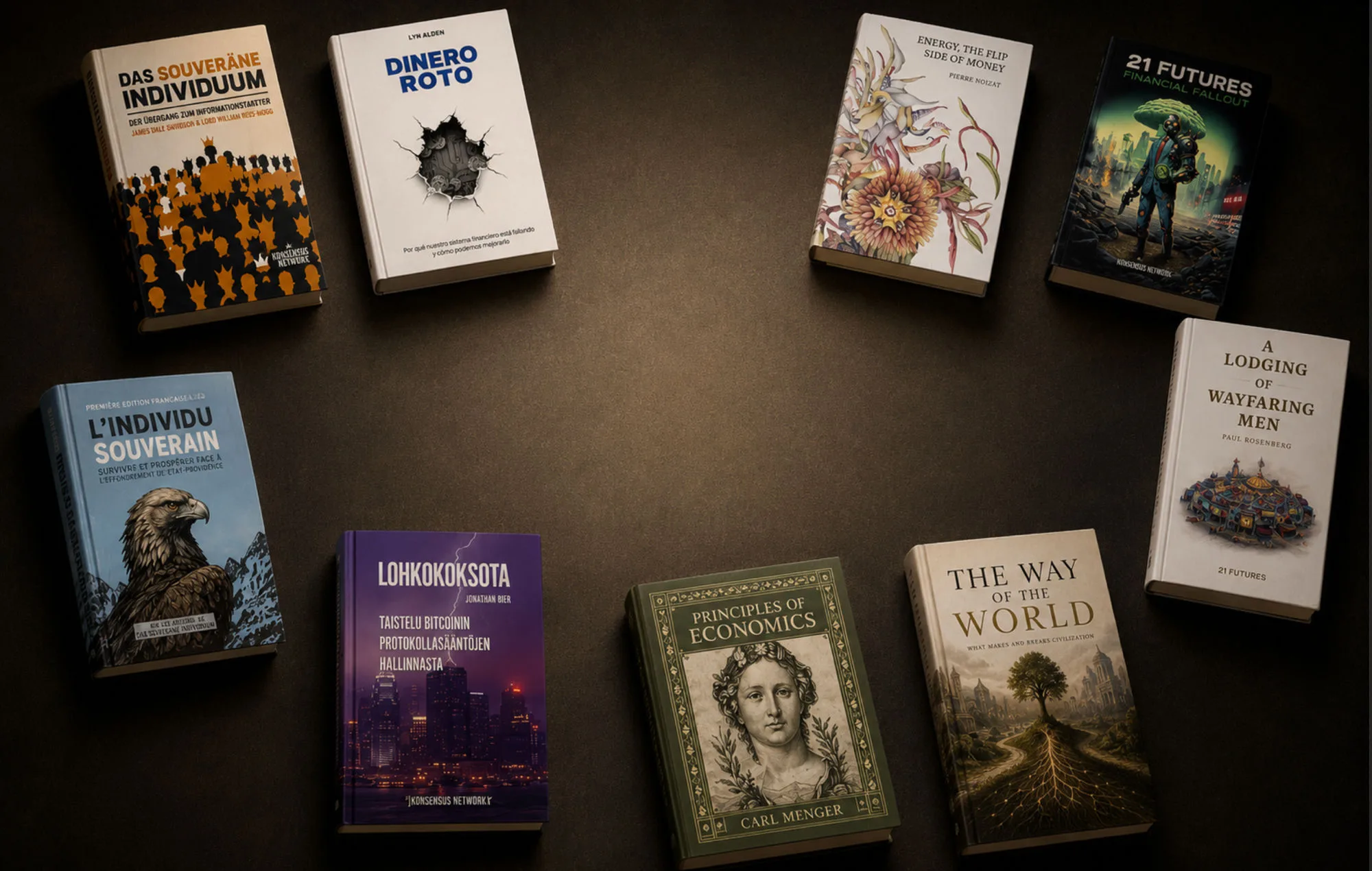 A selection of Konsensus books