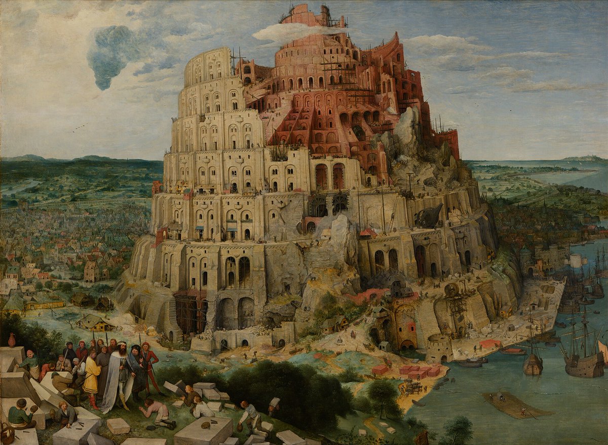 The Tower of Babel and the confusion of tongues.