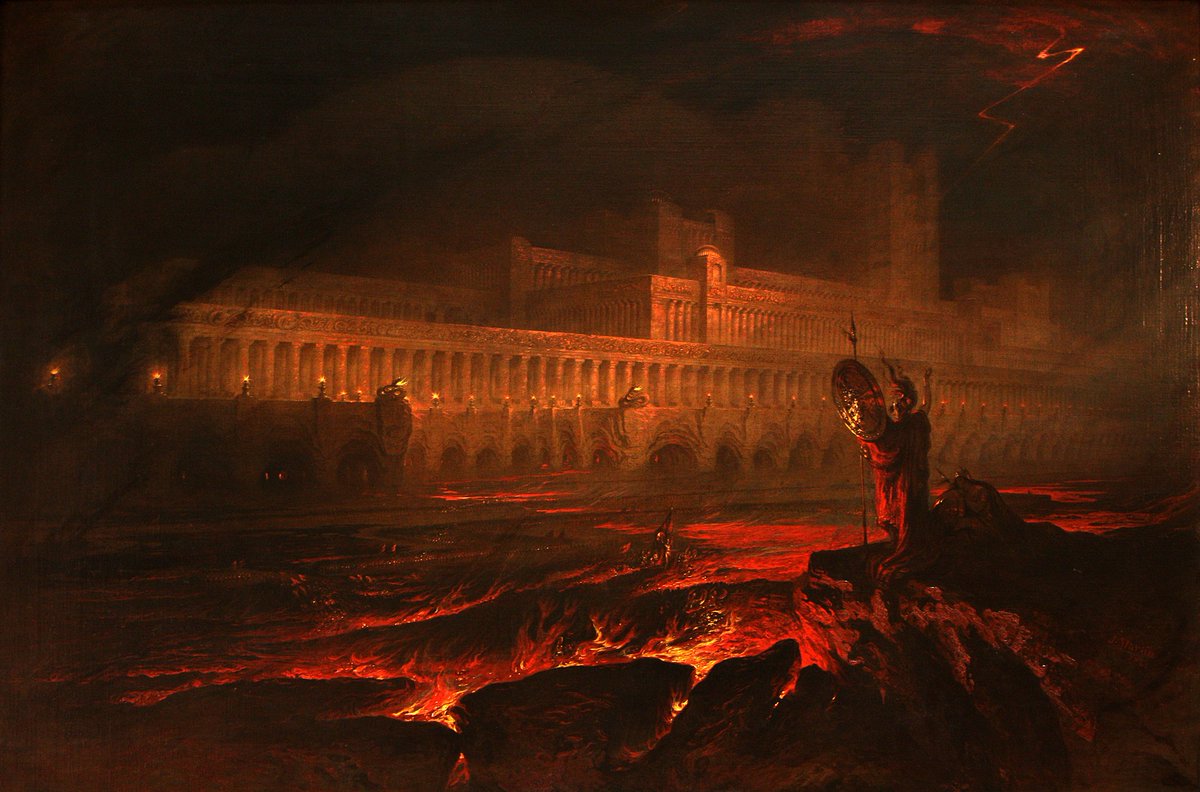 John Martin, “Pandemonium” (1841): Better to reign in Hell, than serve in Heaven.